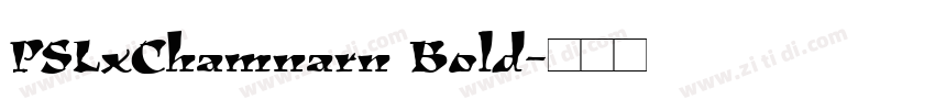 PSLxChamnarn Bold字体转换